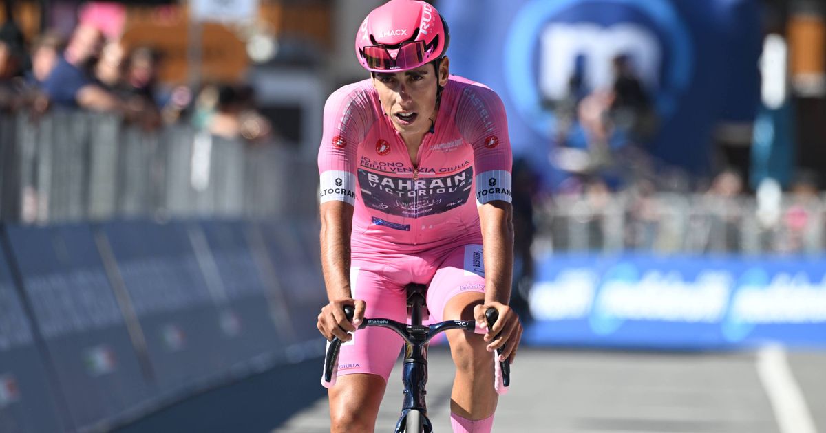 Eulalio on 9 days on a pink cloud at the Giro d'Italia