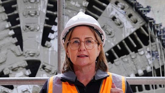 Premier Jacinta Allan in Bulleen on Sunday.