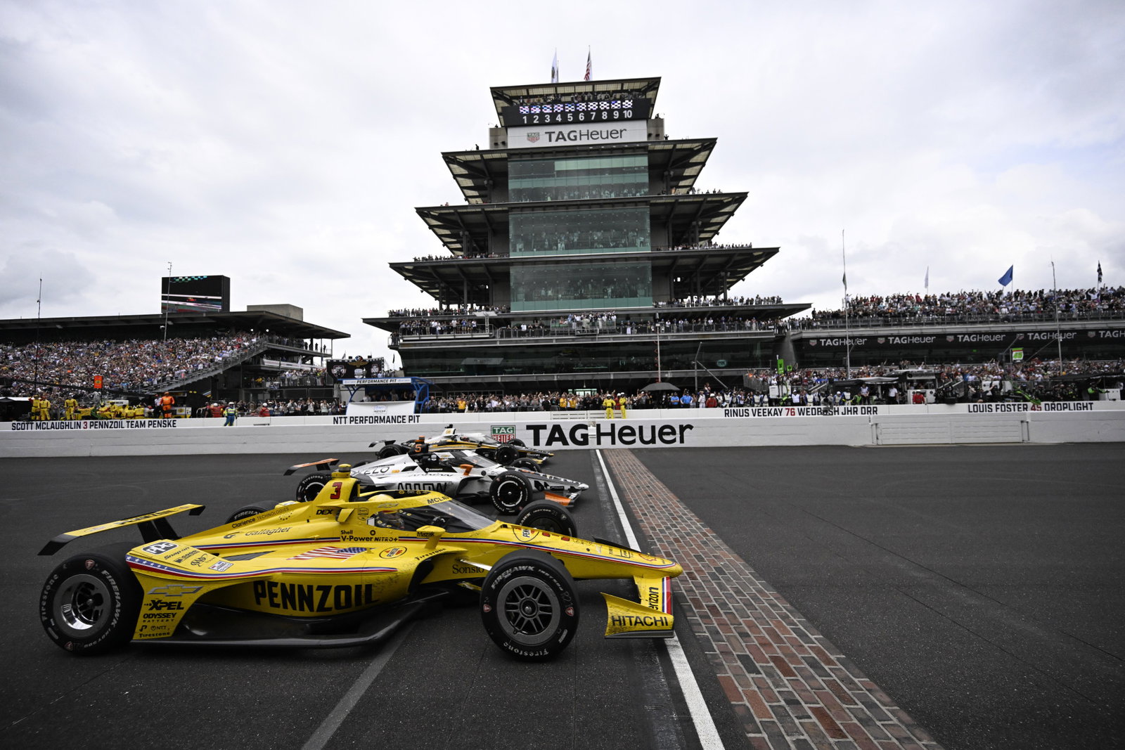 Scott McLaughlin finished third in the 110th Indianapolis 500 ahead of Pato O'Ward and Marcus Armstrong.