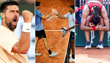 Carnage at French Open as World No.9 and four grand slam champs dumped out on first day