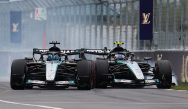Mercedes knows it may have to turn George Russell-Kimi Antonelli fight "down a notch"