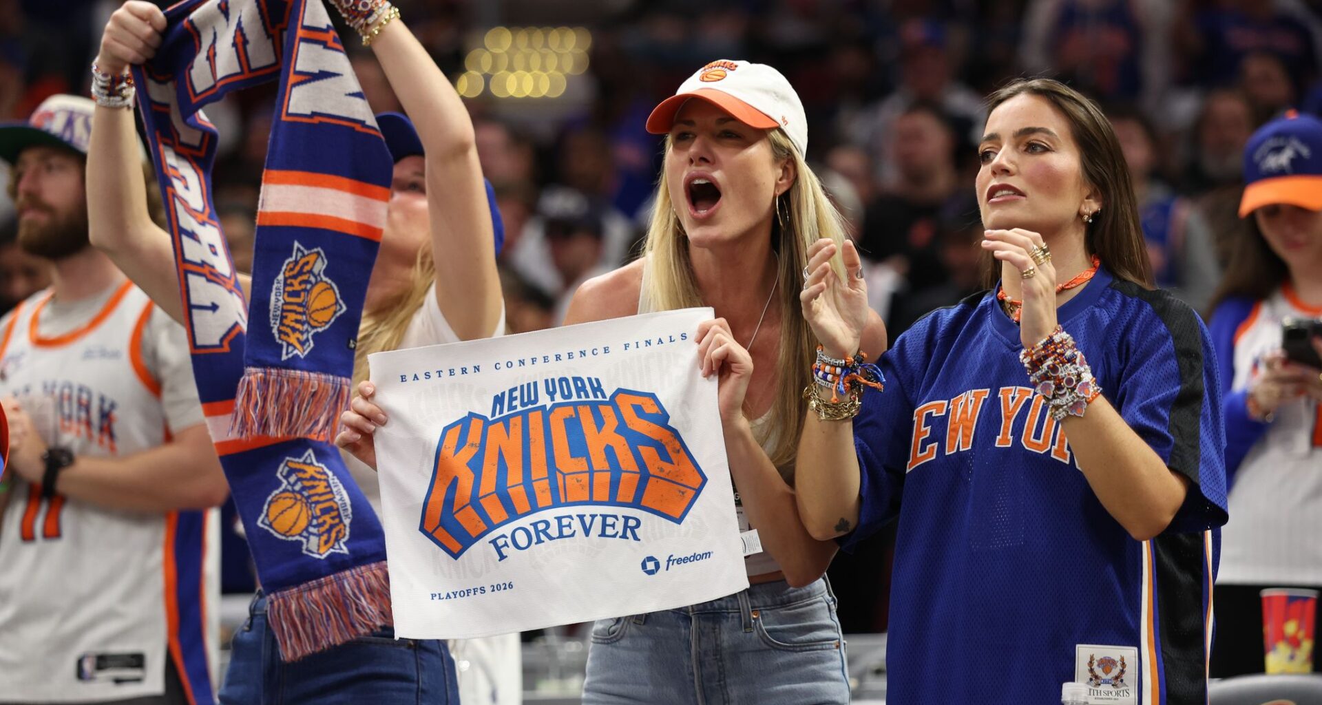 Knicks fans forget about the bad times and savor a record run to their first NBA Finals since 1999