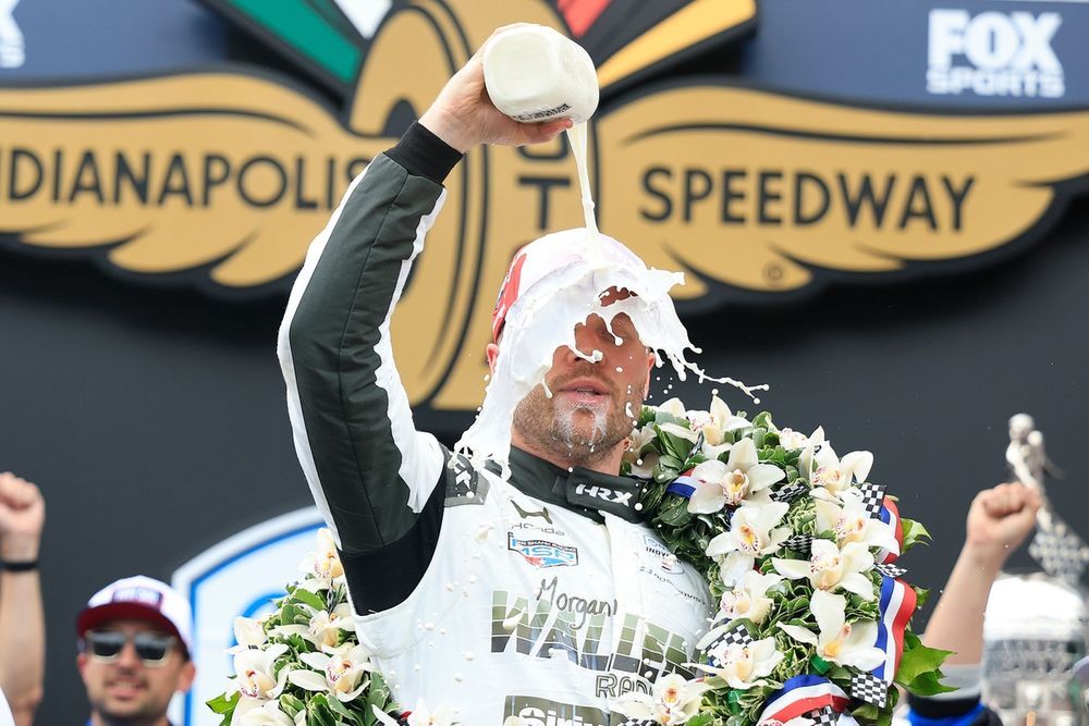 Rosenqvist joins the greats as an Indy 500 winner