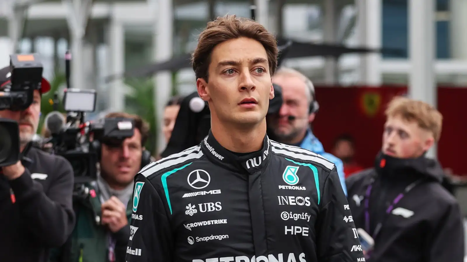 George Russell admits F1 title is Kimi Antonelli's 'to lose' after DNF