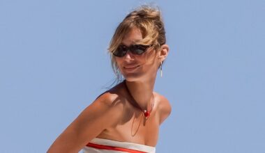 Bella Hadid's bikini moments at Cannes are everything — Red swimwear, radiant confidence