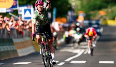 Valgren leaves his breakaway companions behind to win stage 17 of the Giro d'Italia