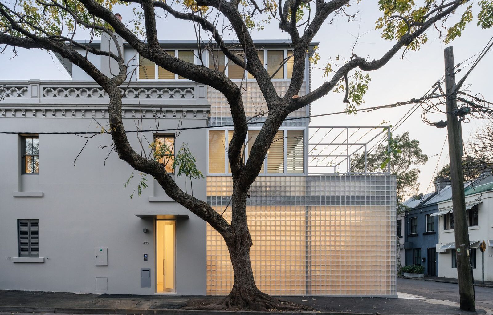 It Was a Pub, Then a Grocery Store. Now It’s a Home With a Three-Level Glass Block Addition
