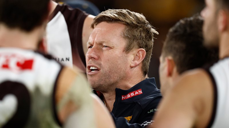‘No common sense’: Mitchell’s swipe at umpire call that cost ‘the Wizard’ a goal in Hawks’ big win