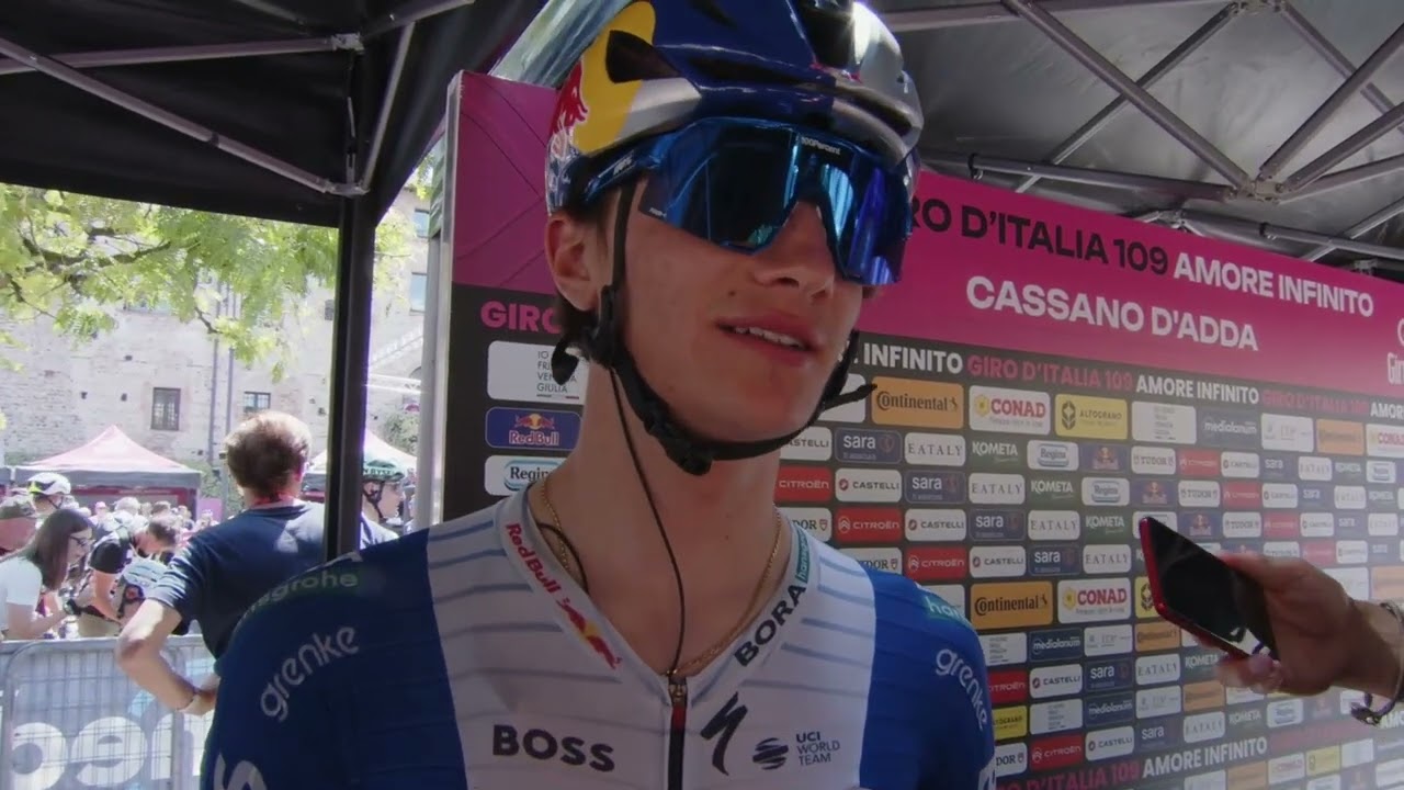 Giulio Pellizzari - Interview at the start - Stage 17 - Giro d'Italia 2026 - YouTube