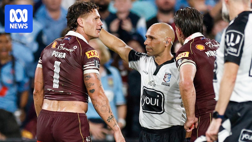 State of Origin referee Ashley Klein's decision to send off Kalyn Ponga backed by NRL