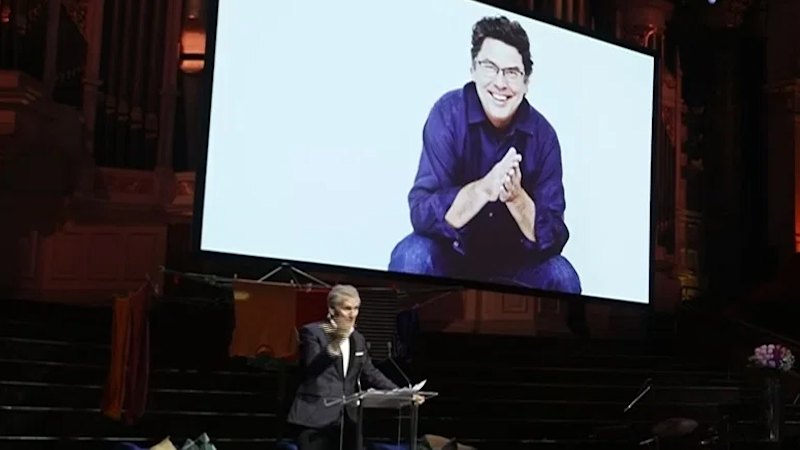 ‘A room full of love’: Memorial a fitting celebration of James Valentine’s life