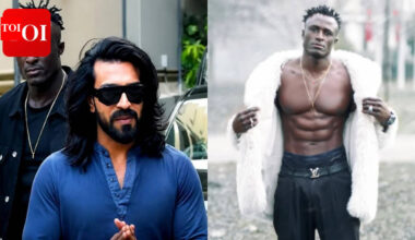Ram Charan's Bodyguard Kevin Kunta: MMA Fighter Turned Celebrity Protector for 'Peddi' Promotions |