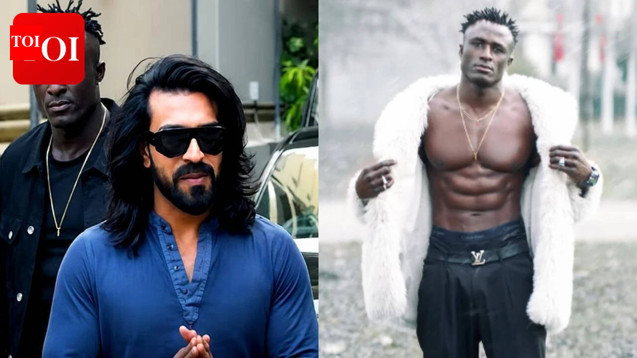 Ram Charan's Bodyguard Kevin Kunta: MMA Fighter Turned Celebrity Protector for 'Peddi' Promotions |