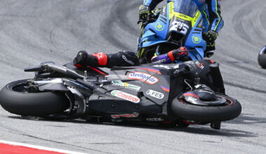 Raul Fernandez, Jorge Martin clash, 2026 Catalan MotoGP.