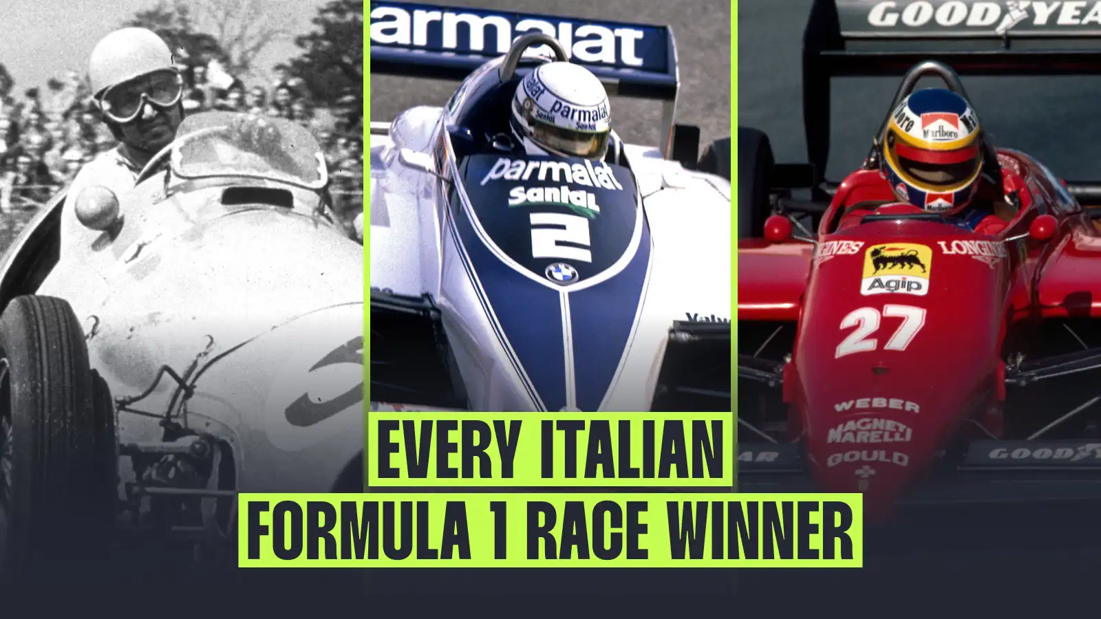All Italian Formula 1 race winners: From Farina to Antonelli