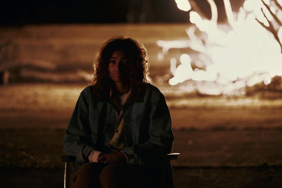 Zendaya in "Euphoria" Season 3 on HBO.