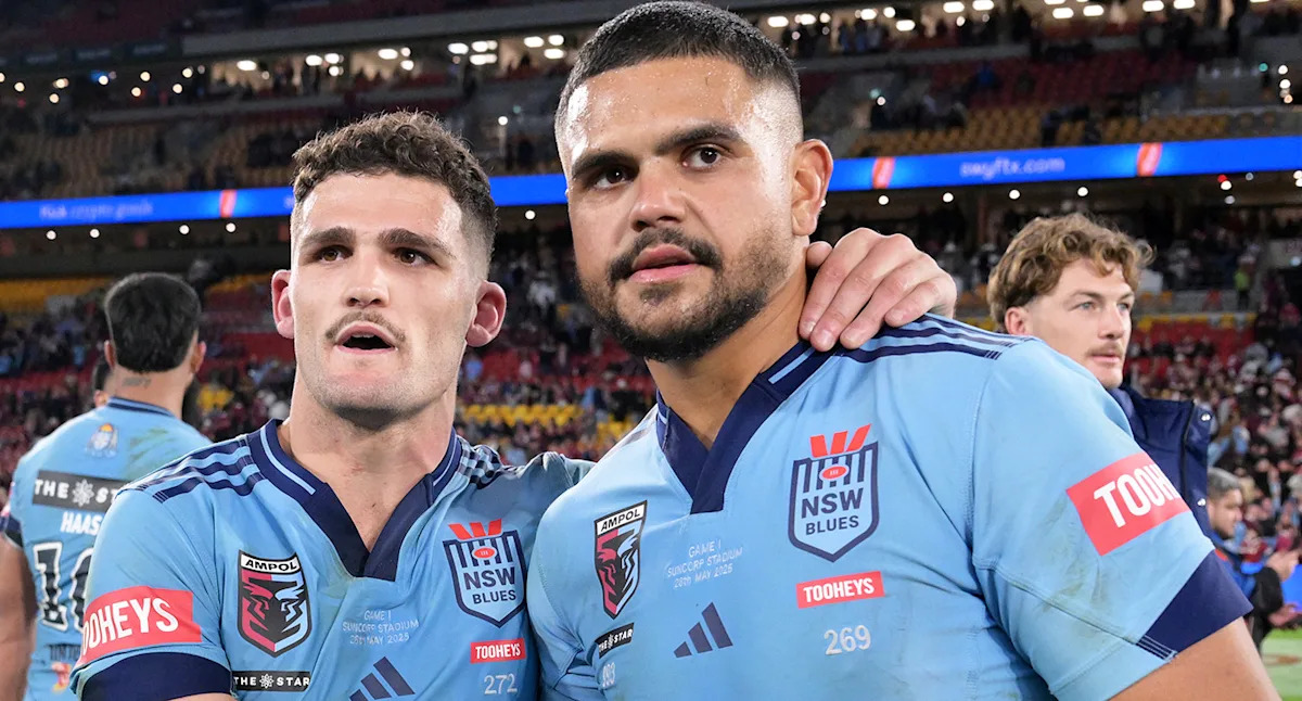 Latrell Mitchell set for five-week layoff as Souths star officially ruled out of State of Origin 2