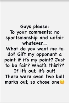 Tamara Korpatsch posts after the match.