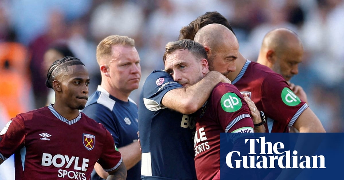 West Ham relegated to Championship despite emphatic victory over toothless Leeds | Premier League
