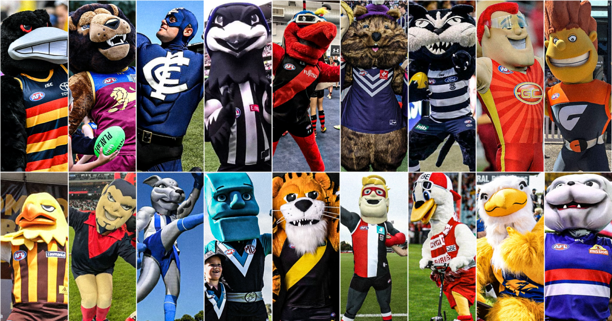 Ranking every AFL club’s mascot