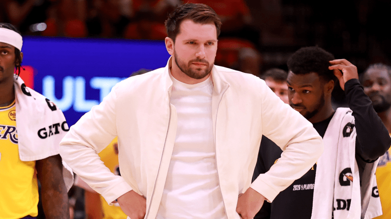 Luka Doncic injury update, Luka Doncic return, Lakers, Los Angeles Lakers, Lakers playoffs, Lakers vs Thunder, Lakers news, When Is Luka Doncic coming back? Luka Doncic injury return timeline news, Is Luka Doncic playing tonight?, Skip Bayless First Take