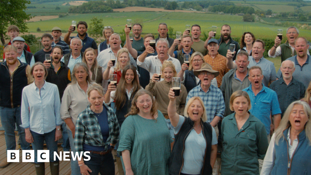 Farmers' choir celebrate Britain's Got Talent semi-final success - BBC