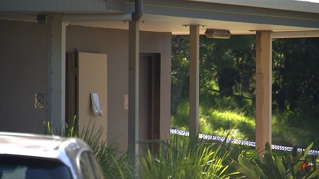 A crime scene was declared at Pines Park in Pialba as detectives investigated the woman’s sudden death.