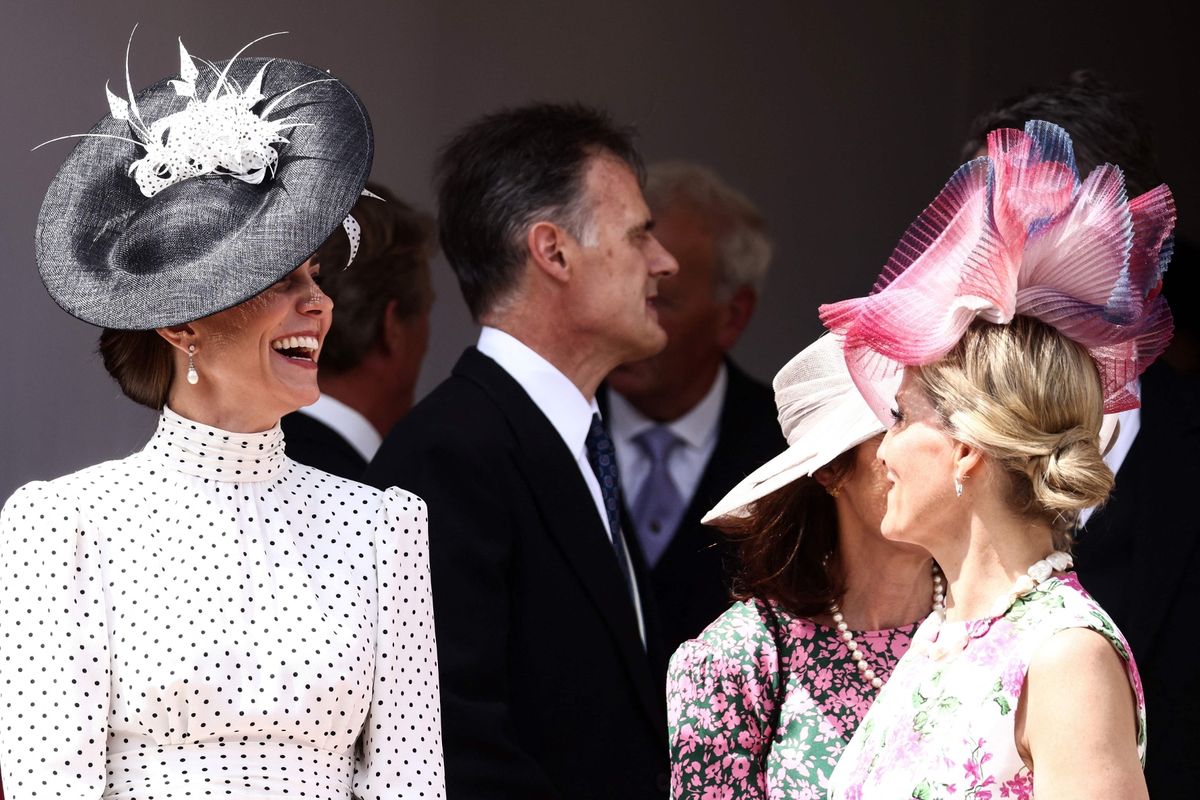 The Princess of Wales with Sophie, Duchess of Edinburgh