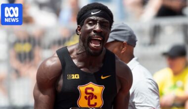 Eddie Nketia wins US college gold with another Australian all-conditions 100m record