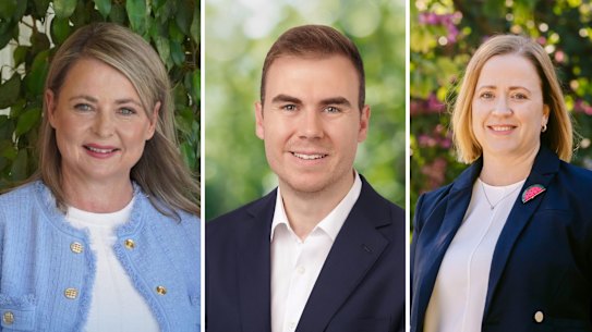 The LNP’s Fiona Hammond, Labor’s Luke Richmond, and Greens’ Jess Lane are among a field of nine contesting the Stafford byelection.