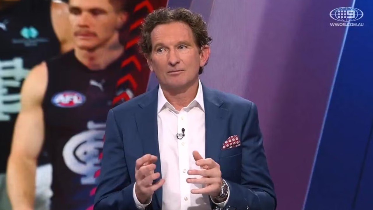 AFL great James Hird placed under general anaesthetic after choking on air during Footy Classified appearance