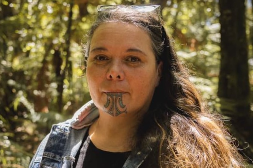 Tina Ngata outside