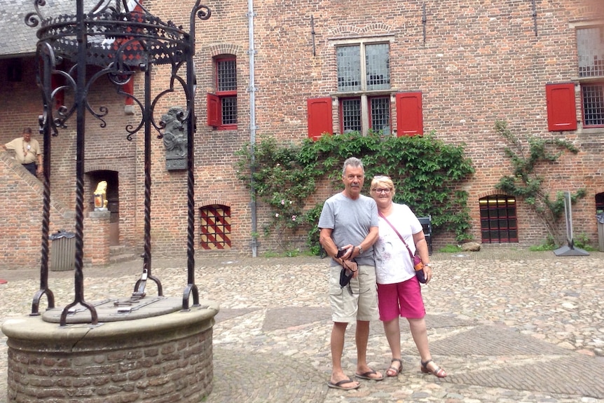 Elizabeth and John Jennings on holiday