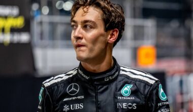 George Russell, Mercedes, Singapore, 2025