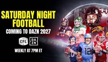 DAZN Brings The Canadian Football League’s Saturday Night Football to the Masses in New Media Rights Deal – Sports Video Group