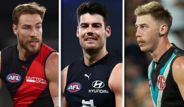 Bombers make SIX changes, Blues mid returns, Port tall dropped