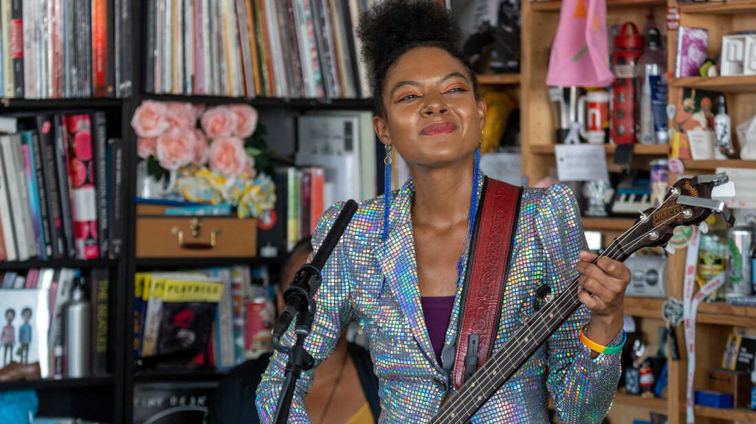 Allison Russell performs a Tiny Desk concert.