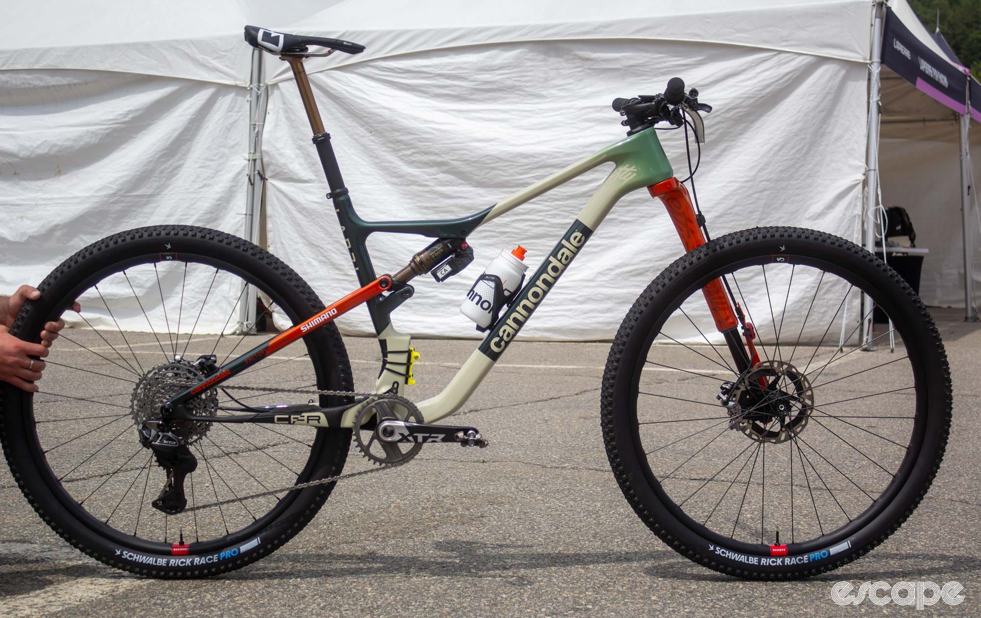 Heavier choices in a weight-weenie’s game: Charlie Aldridge’s Cannondale Scalpel Lab71