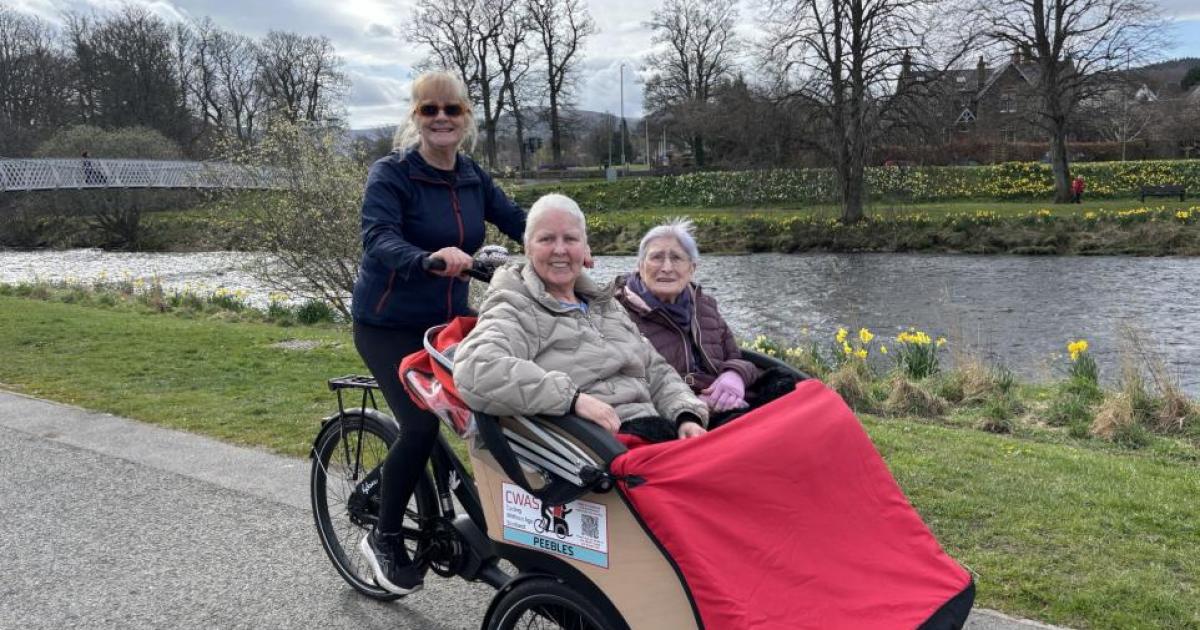 Cycling Without Age to benefit from Peebles housing scheme