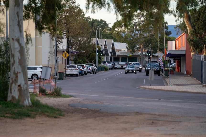 A view of a street in the vicinity of Port Augusta in SA.