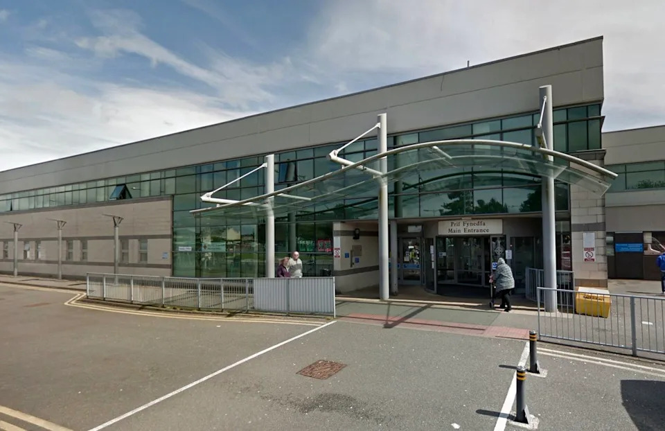 Ysbyty Gwynedd Bangor North Wales Main EntranceCredit: Google