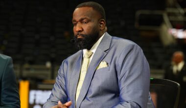 Kendrick Perkins Hilariously Reacts to LeBron James' Clippers Contract Odds in Trending Post