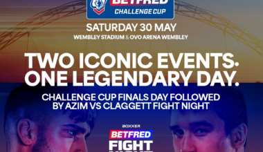 BOXXER and RFL Partner To Deliver Epic Day of Sport on SATURDAY MAY 30, Powered by Betfred
