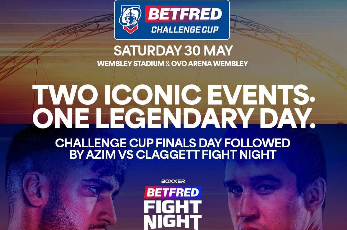 BOXXER and RFL Partner To Deliver Epic Day of Sport on SATURDAY MAY 30, Powered by Betfred