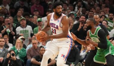 Joel Embiid Reacts to 76ers' Historic Series Win in Trending Post, Tells Celtics Fans to 'Be Classy'