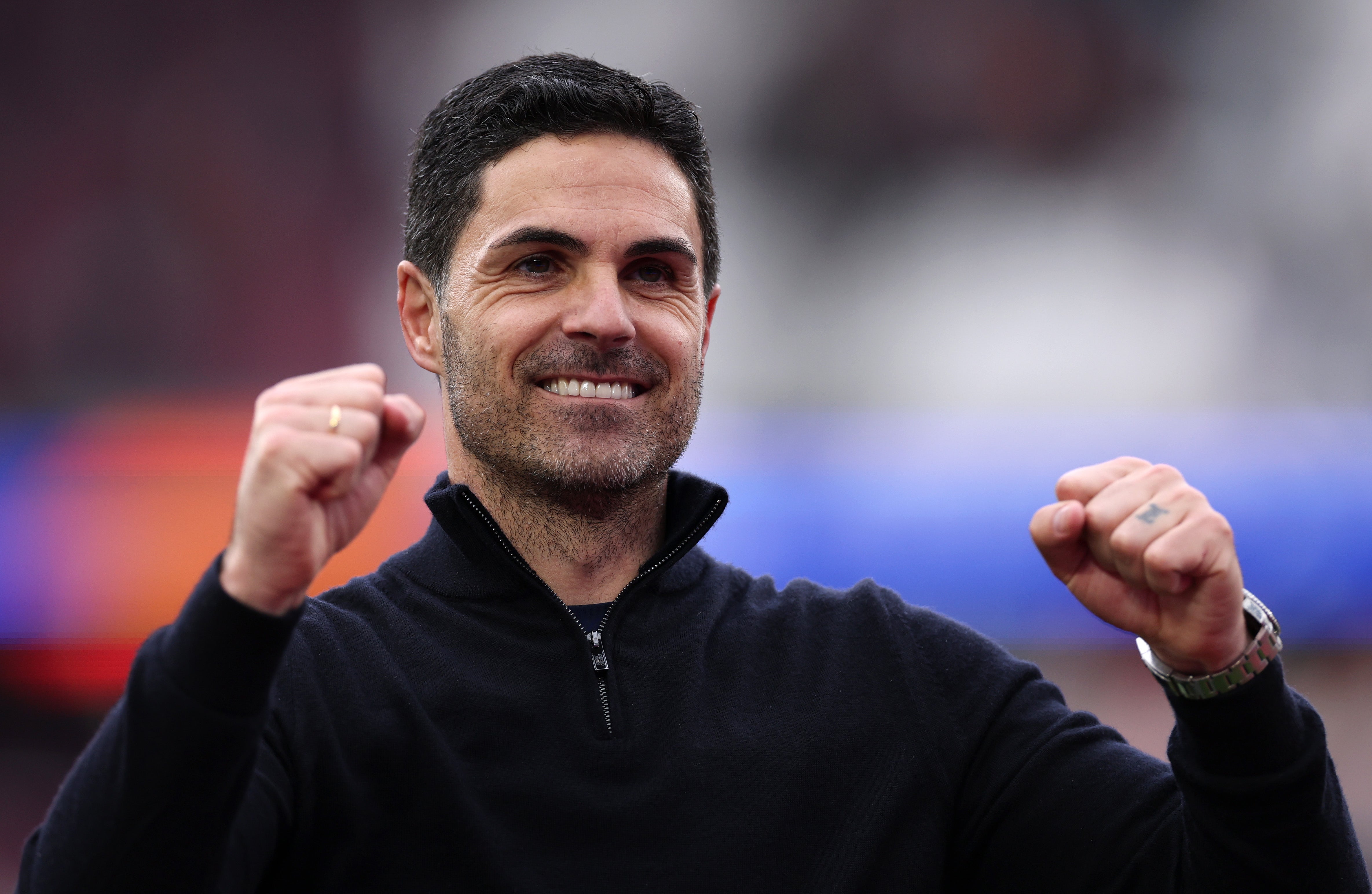 Mikel Arteta praised the bravery of the officials