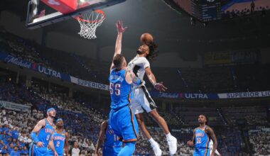 Watch Stephon Castle's 'Dunk of the Playoffs' with Poster over Hartenstein in Spurs-Thunder Video