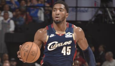 Watch Donovan Mitchell Animated on Cavs Bench During Game 4 vs. Knicks