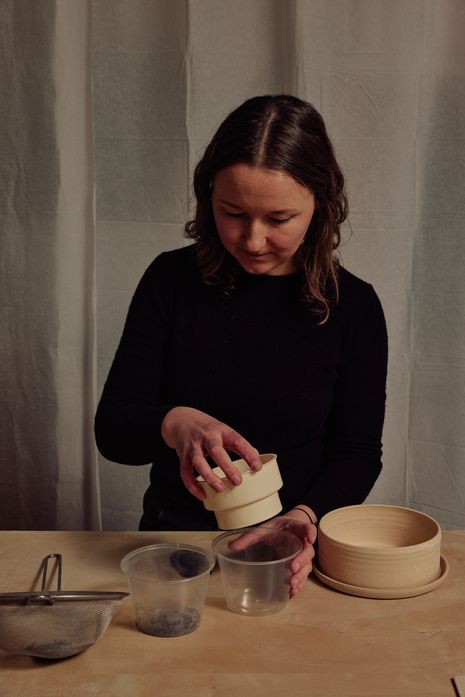 Guided by her research project Breaking Ground, ceramic artist Georgia Stevenson explores the use of unconventional, locally found materials in her practice.