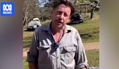 Porepunkah property owner says he helped a wounded officer after Dezi Freeman shot at police